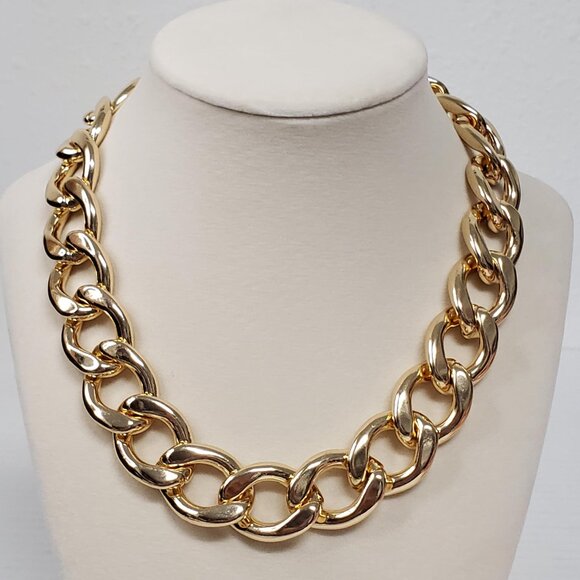 Cuban Style Gold Plated High Quality Chain 092925 - Picture 1 of 5